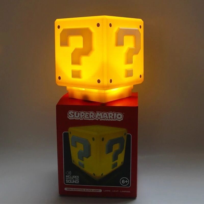 *New Christmas Decor Alert* - USB Rechargeable Night Light 3D LED Supe Mario Question Mark