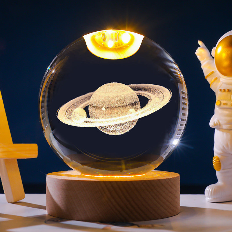 *New Christmas Decor Alert* - Starry Sky 3D Crystal Ball. White Crystal Ball Ornament.