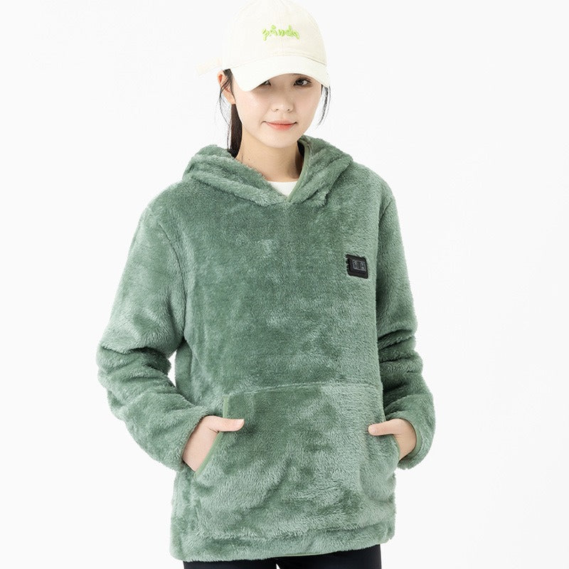 USB heating hoodie for both men and women
