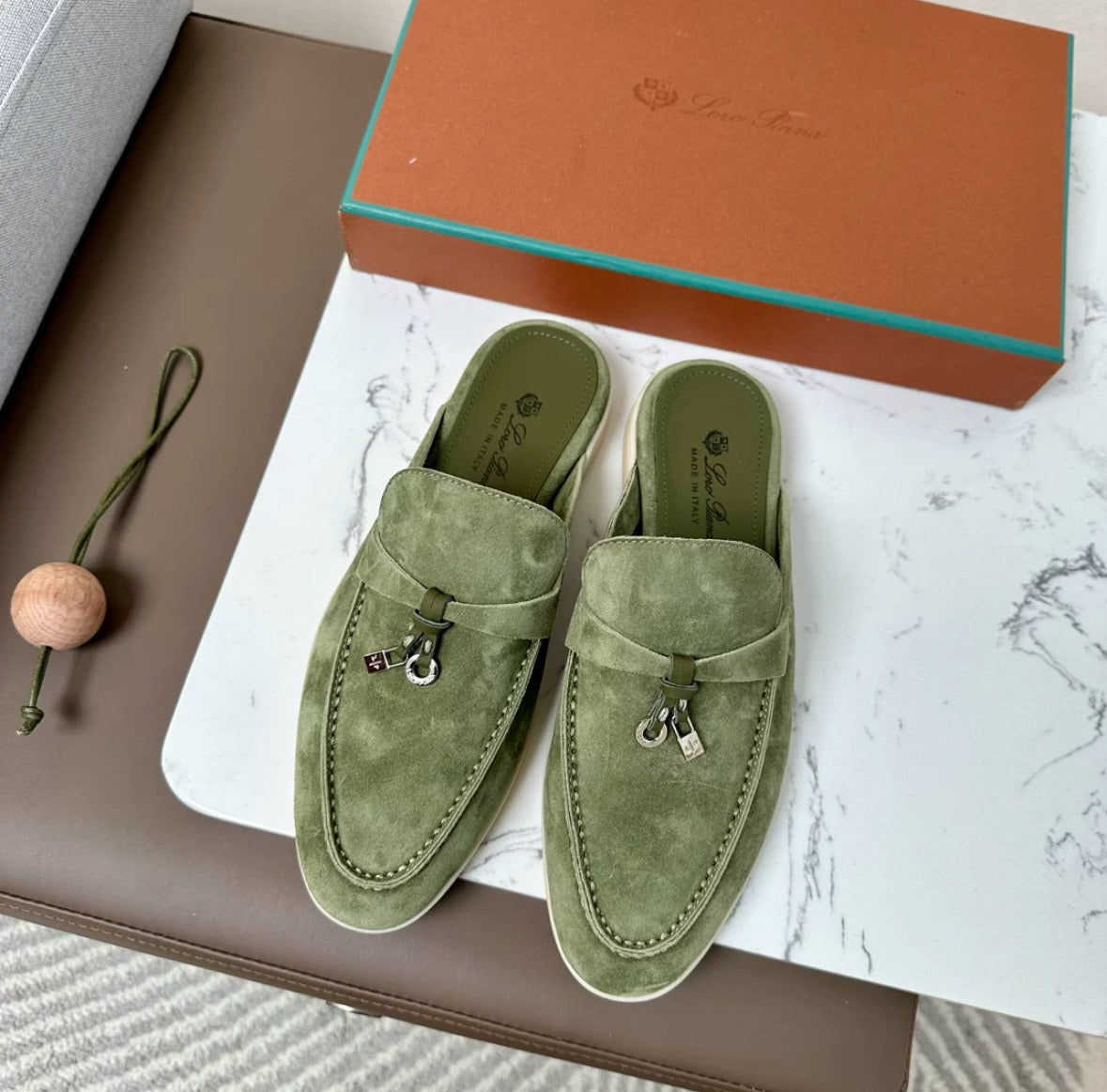 House of Hutson LP mules. Unisex