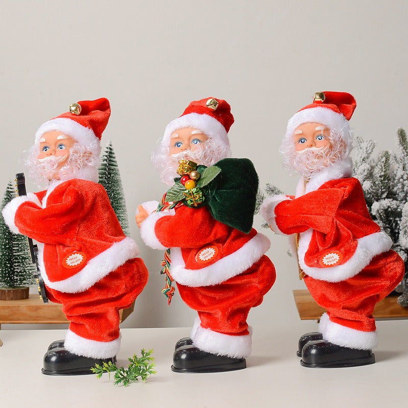 *New Christmas Decor Alert* - Electric Hip Twisting Santa Claus with Music. For holiday party Window Display