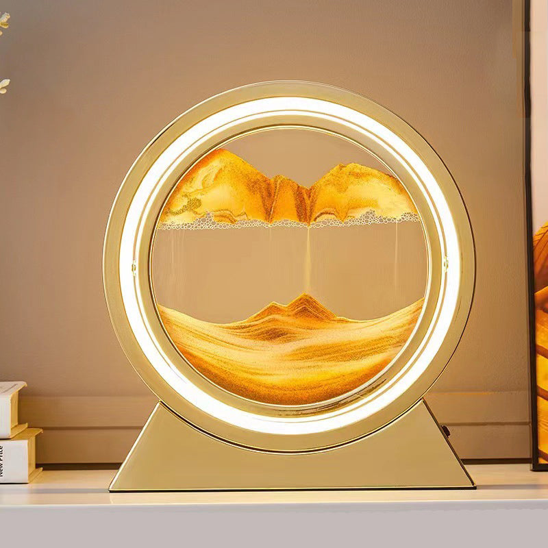 *New Christmas Gift Alert* - Creative Flow Sand Table Lamp Hourglass Ornament and Night Light