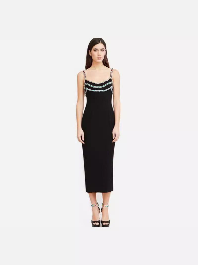 2025 Fashion trend bandage dress. Includes shawl.