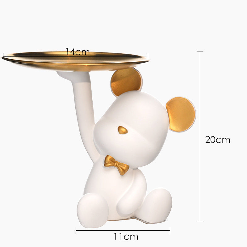 *New Christmas Decor Alert* - Bear Decoration Tray, Home Accessories for Holiday Parties