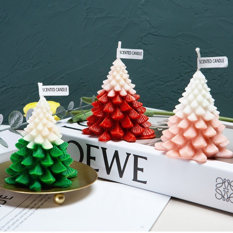 *New Christmas Decor Alert* - Christmas candle decorations Christmas tree aromatherapy candle decorations