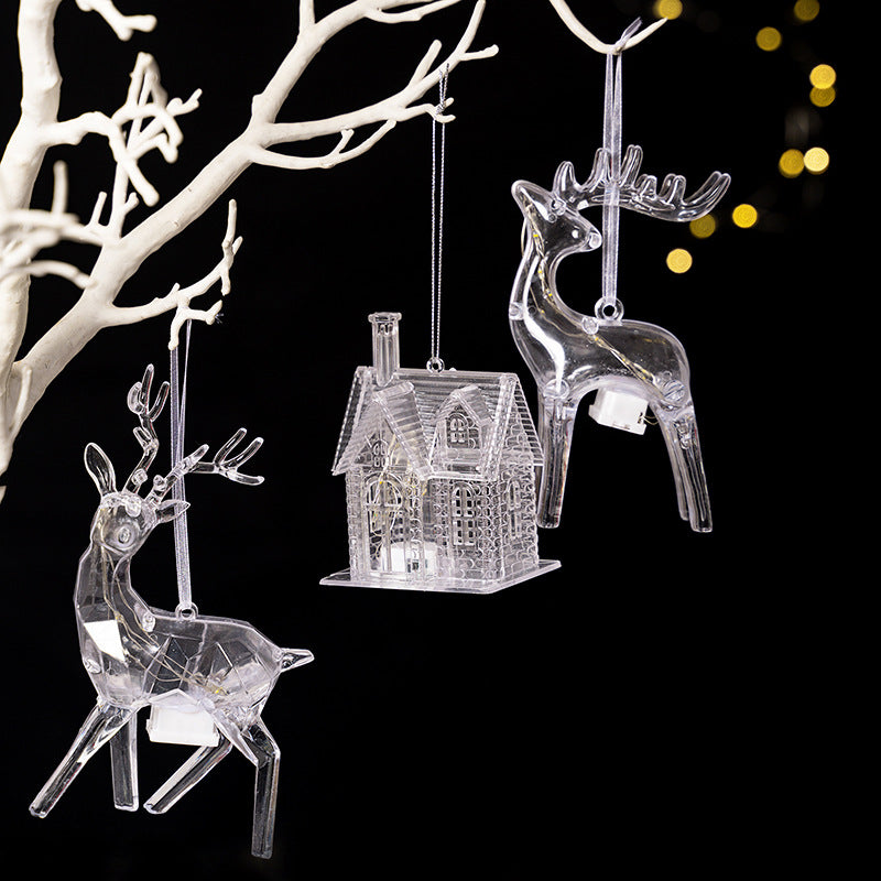 New Christmas Decor Alert* - Creative new home decor with lights, three house deer pendants