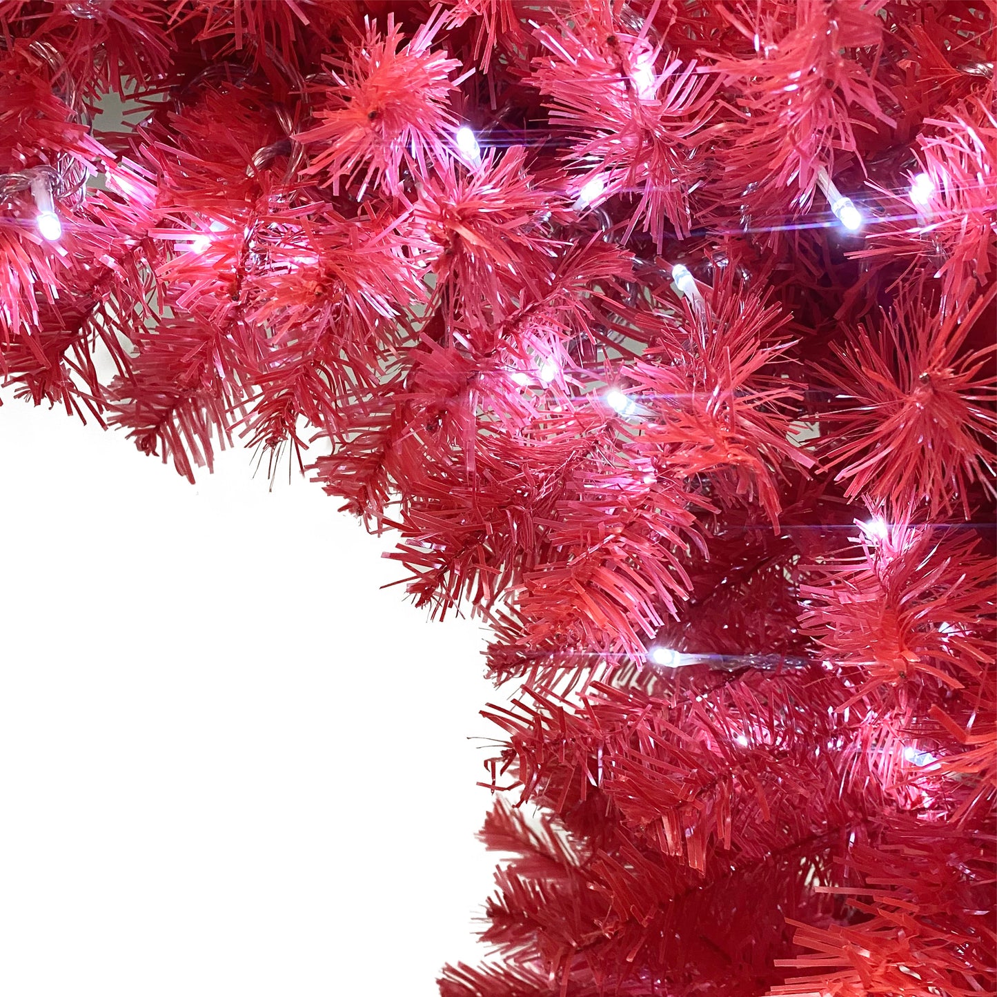 *New Christmas Tree Alert* 6FT hinge fir, artificial. Curved top Christmas tree, bendable, 1250 lush branch hints, 300 LED Christmas lights