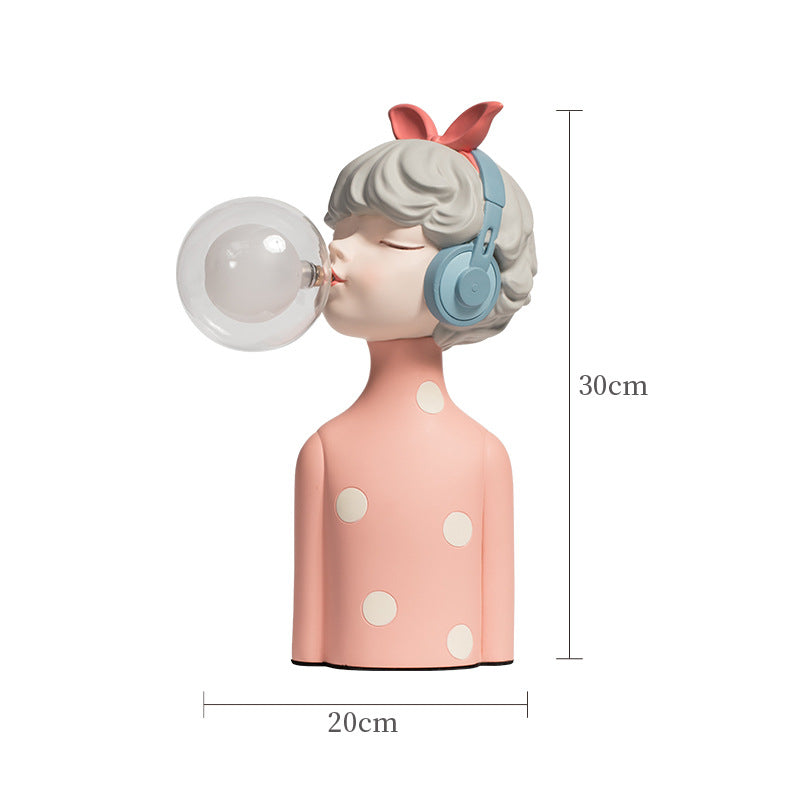 Bedroom Bedhead Bubble Girl Nightlight Decoration Atmosphere Light Ornament Ornament