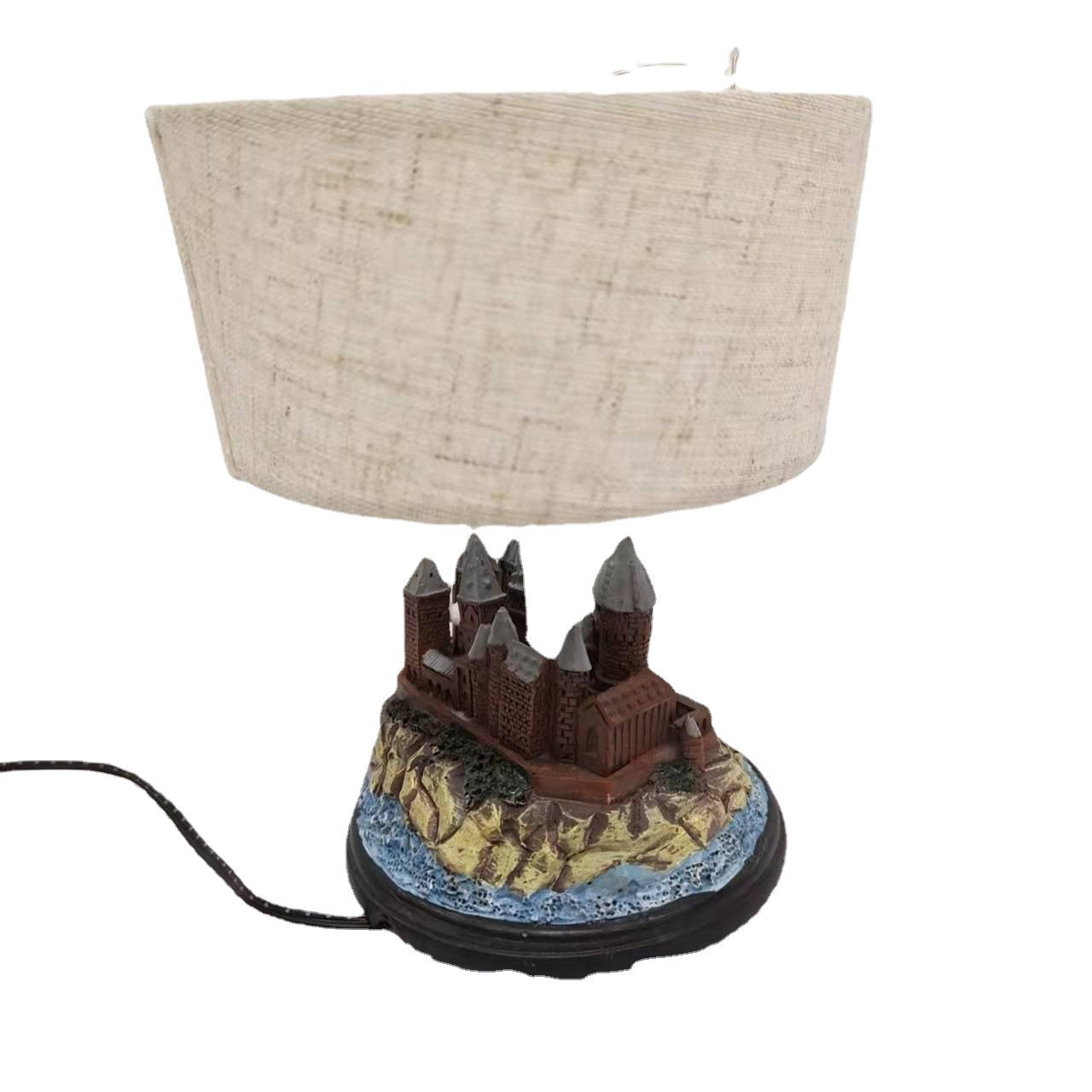 *New Christmas Decor Alert* HP - Wizard Castle Resin Lamp