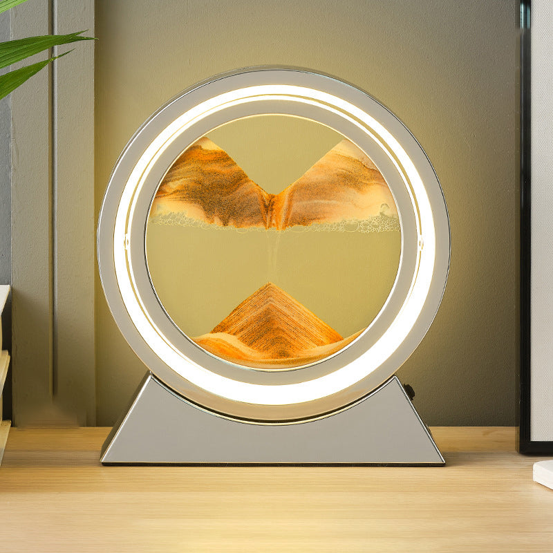 *New Christmas Gift Alert* - Creative Flow Sand Table Lamp Hourglass Ornament and Night Light