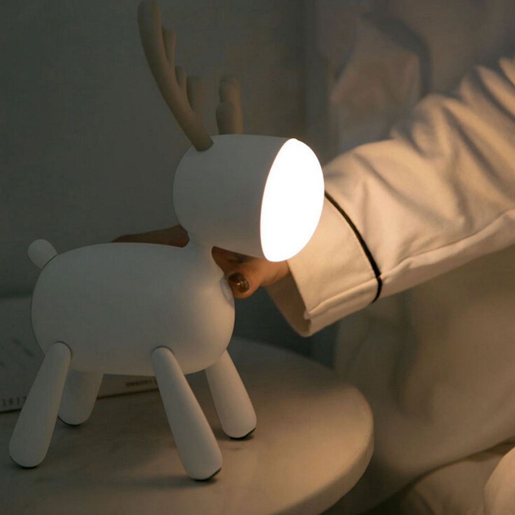 *New Christmas Decor Alert* - Cartoon Deer Night Light USB Charging Silicone Led Elk