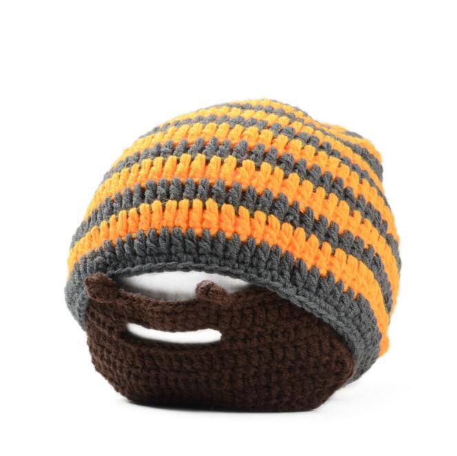 Warm Winter Women Men Fashion Punk Knit Crochet Beard Hat Beanie Mustache Face Mask Ski Snow Caps