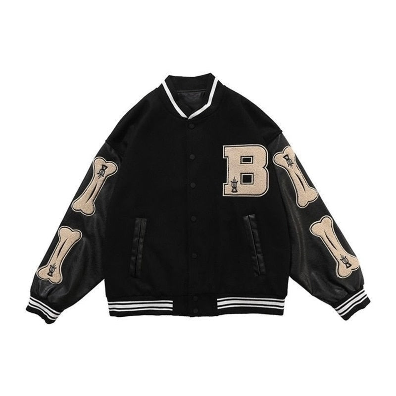 Harajuku Bomber Jackets - Unisex Coat for Fall, Autumn & Winter. Varsity Streetwear