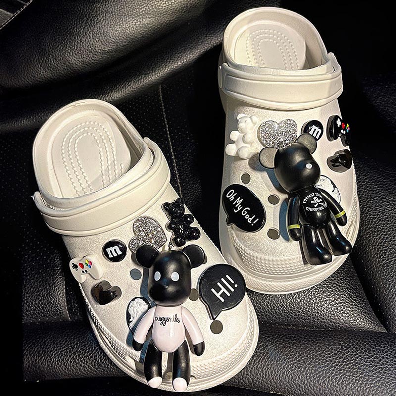 Rhinestone slippers. Non-Adult. Unisex.