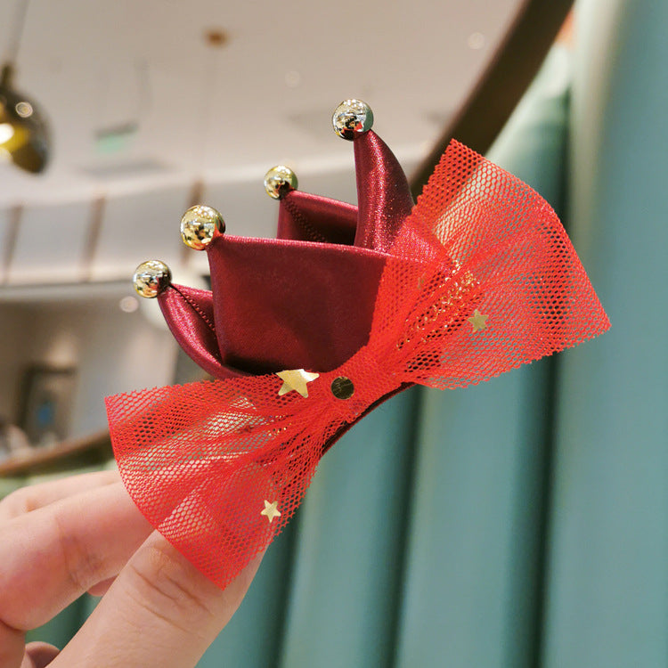 Korea Children's Headwear Wholesale Birthday Party Crown Girls Princess Baby Side Clip Hair Clips