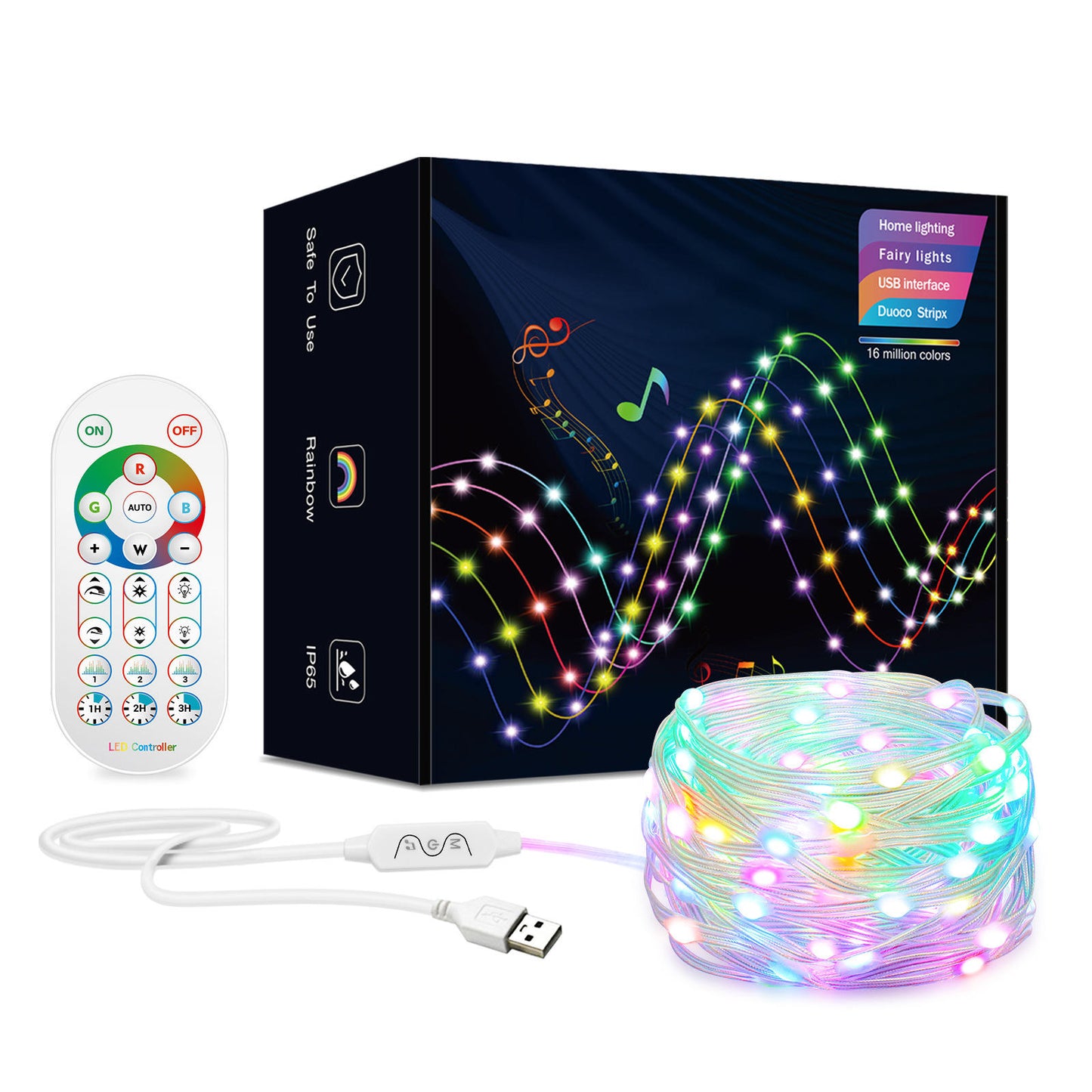 Led Leather Wire String Lights 5V Wholesale Christmas Day Decoration Camping Small Copper Wire Copper Wire Lights