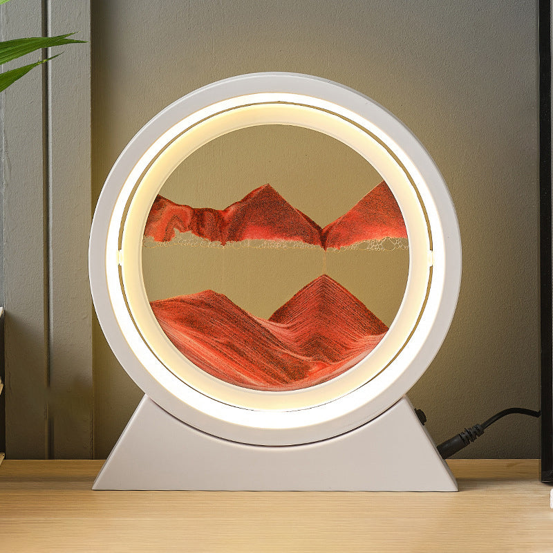 *New Christmas Gift Alert* - Creative Flow Sand Table Lamp Hourglass Ornament and Night Light