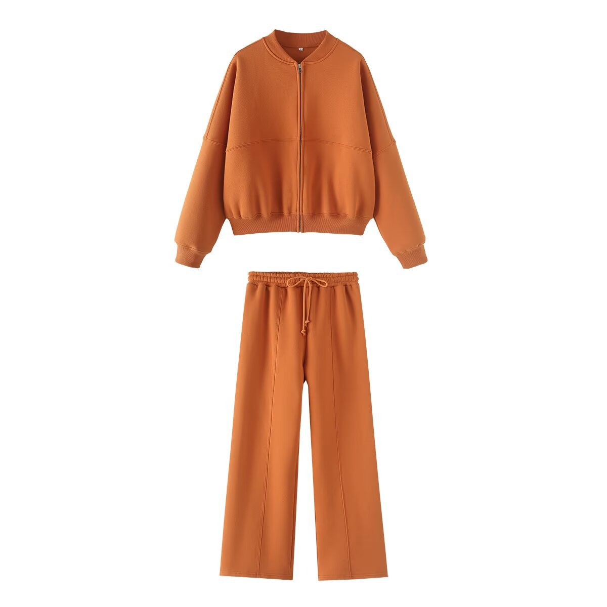 House of Hutson Standard - Basic 2 piece set. For Fall & Winter wear. Unisex. Zipper pilot jacket and hoodie set.