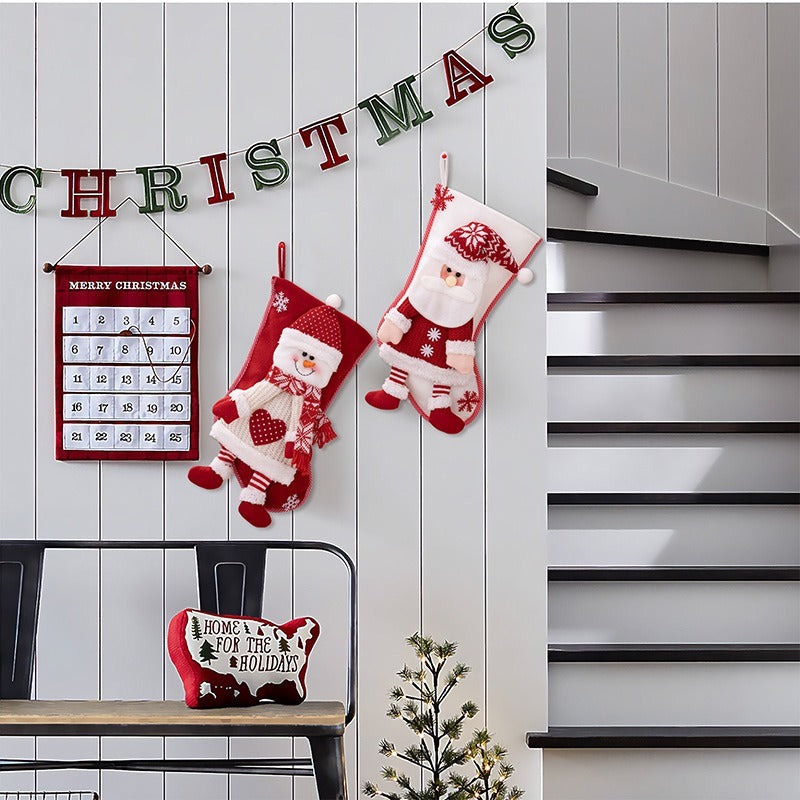 New Christmas Decorative Products Nordic Premium Christmas Stocking