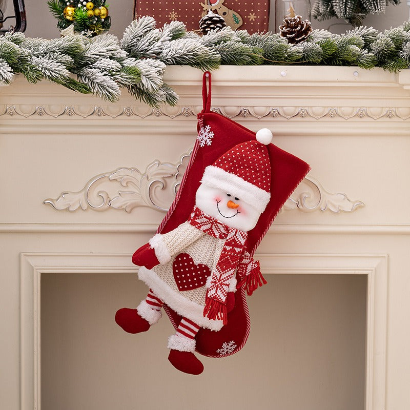 New Christmas Decorative Products Nordic Premium Christmas Stocking