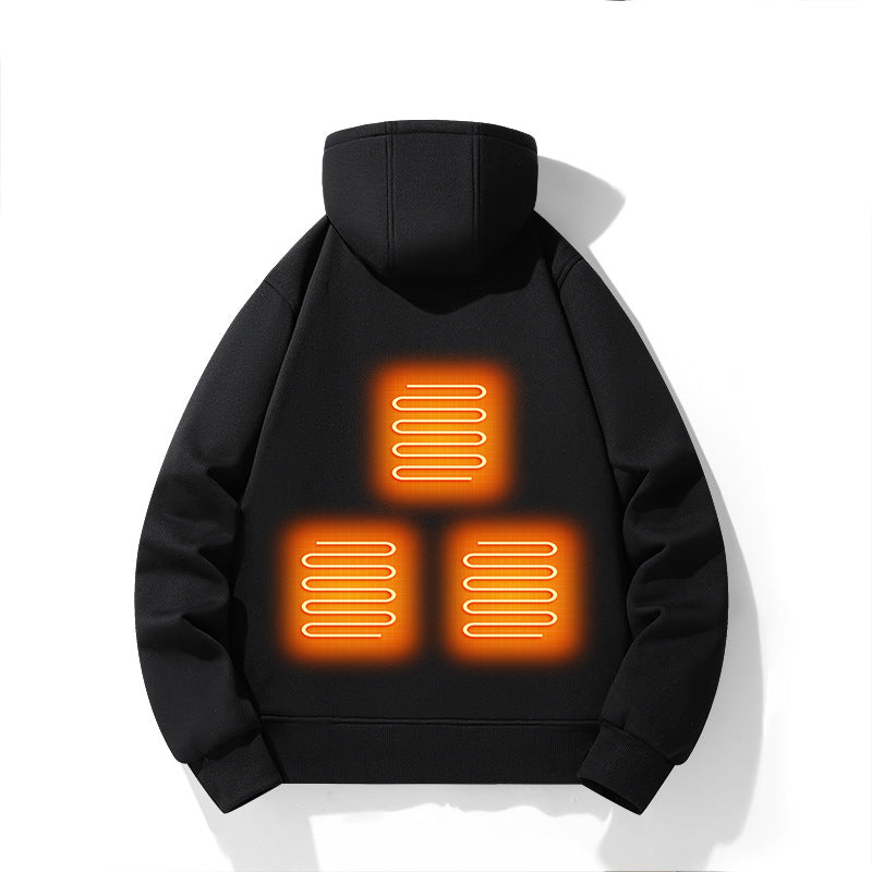 House of Hutson Basic - intelligent hooded five zone heating jacket for men