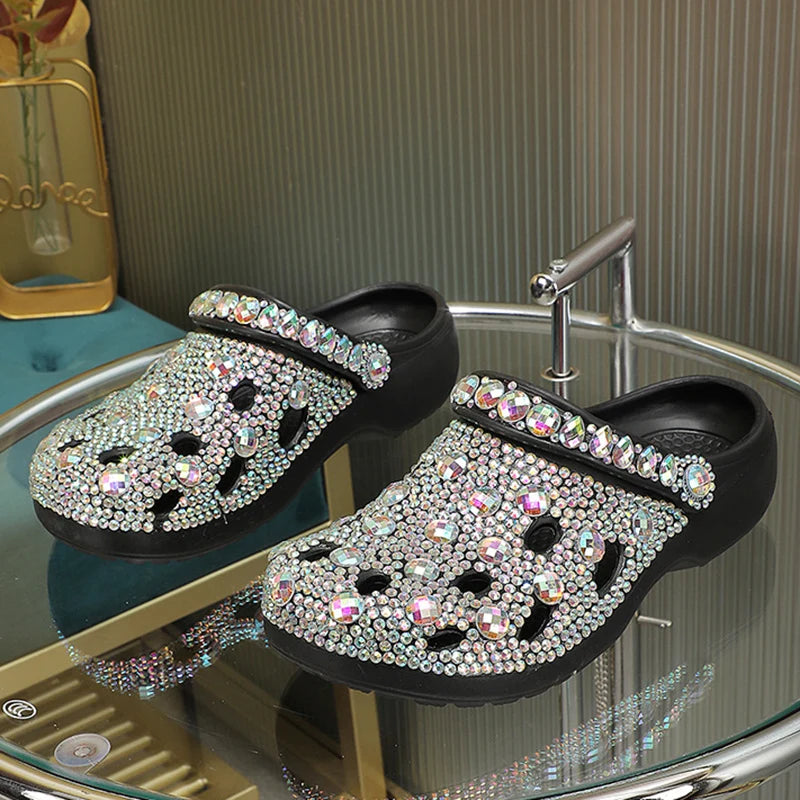 House of Hutson Original - Rhinestone Decoration Clogs