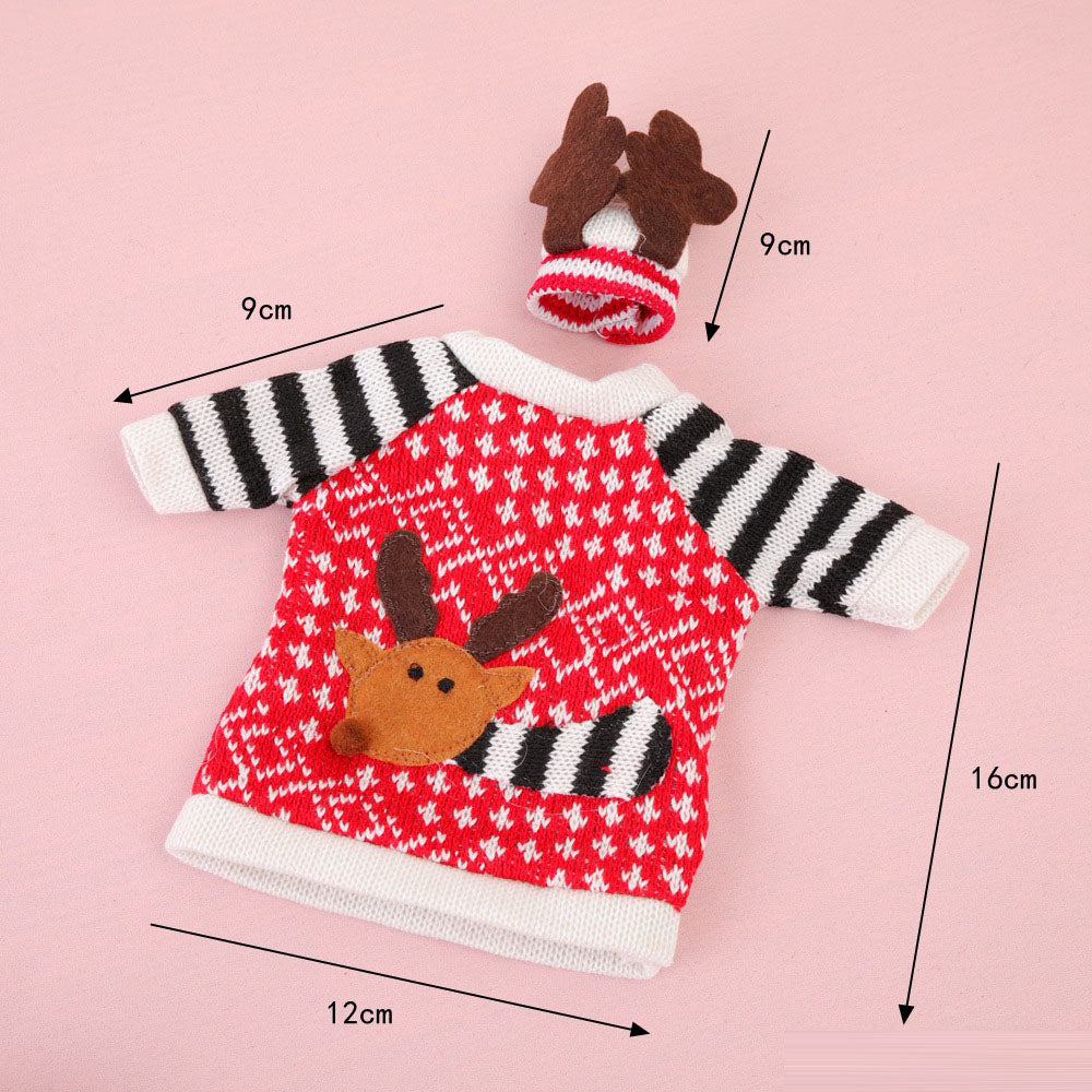 Christmas Deer Red Wine Bottle Set Christmas Champagne Bottle Set