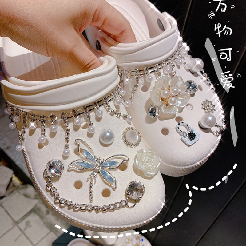 Rhinestone slippers. Non-Adult. Unisex.