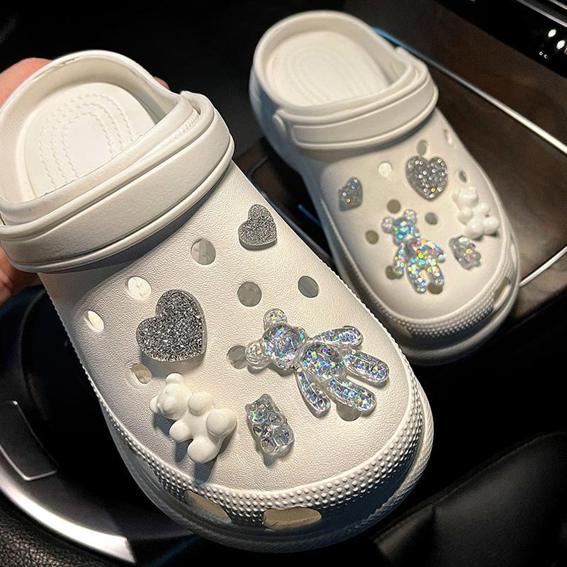 Rhinestone slippers. Non-Adult. Unisex.