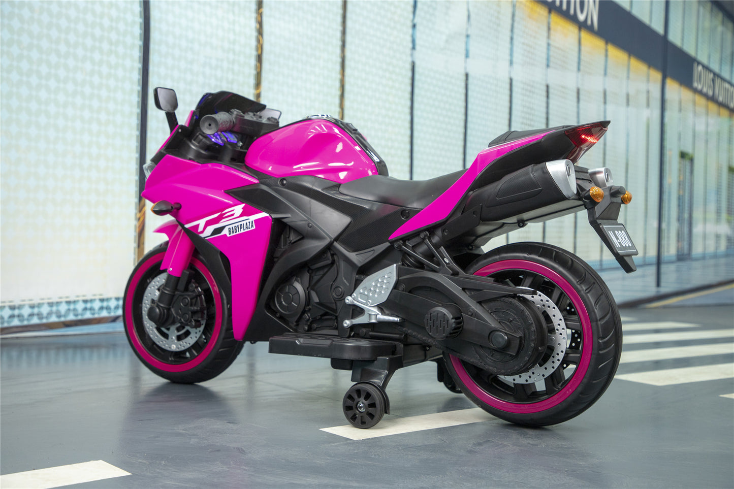 Tamco 12V motorcycle for kids (with Training Wheels)