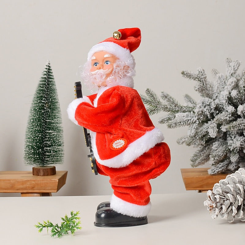 *New Christmas Decor Alert* - Electric Hip Twisting Santa Claus with Music. For holiday party Window Display