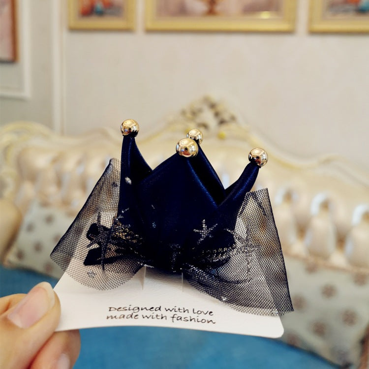 Korea Children's Headwear Wholesale Birthday Party Crown Girls Princess Baby Side Clip Hair Clips