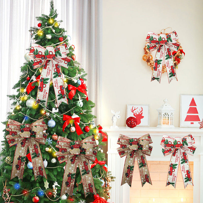 Christmas Ribbon Bows Christmas Decorative Bows DIY Bow Ribbon