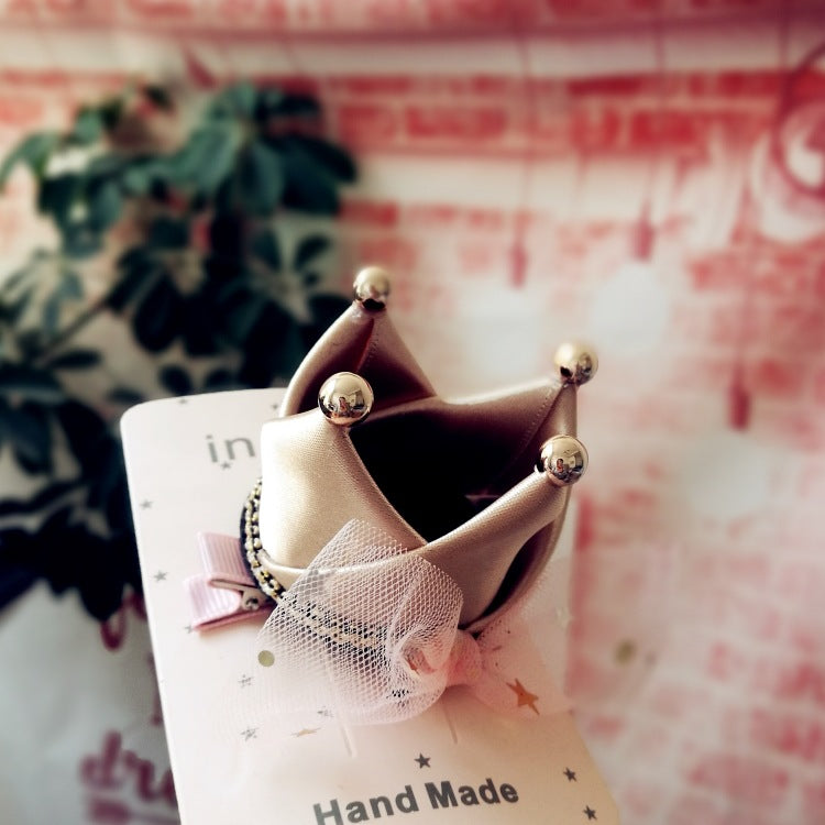 Korea Children's Headwear Wholesale Birthday Party Crown Girls Princess Baby Side Clip Hair Clips