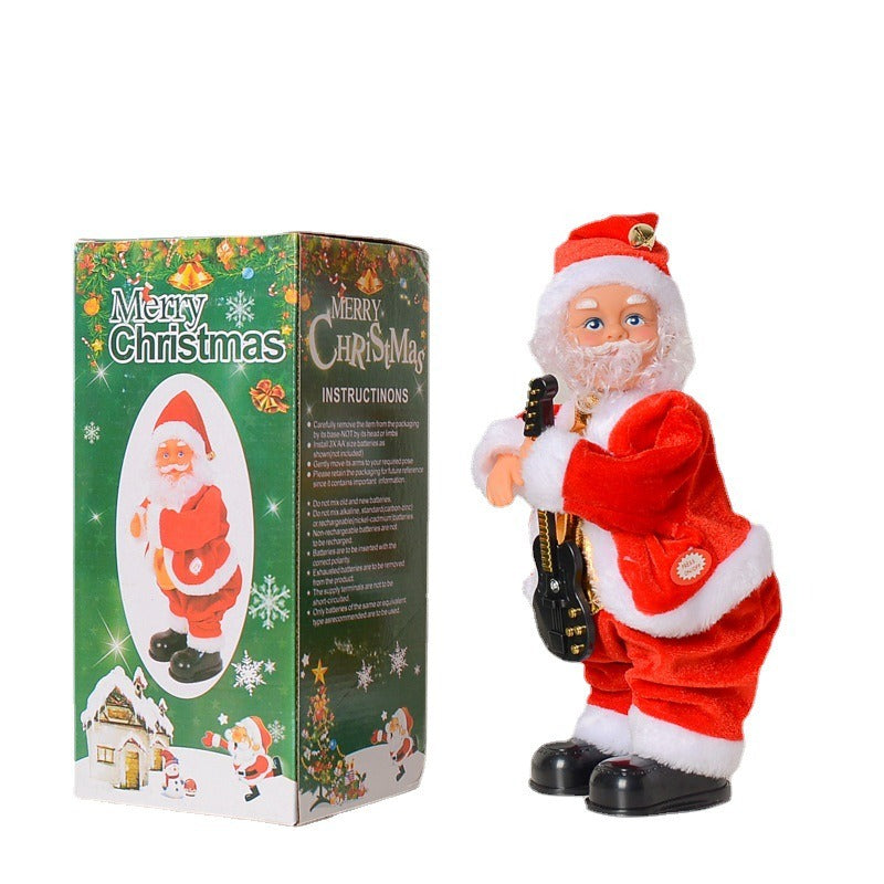 *New Christmas Decor Alert* - Electric Hip Twisting Santa Claus with Music. For holiday party Window Display