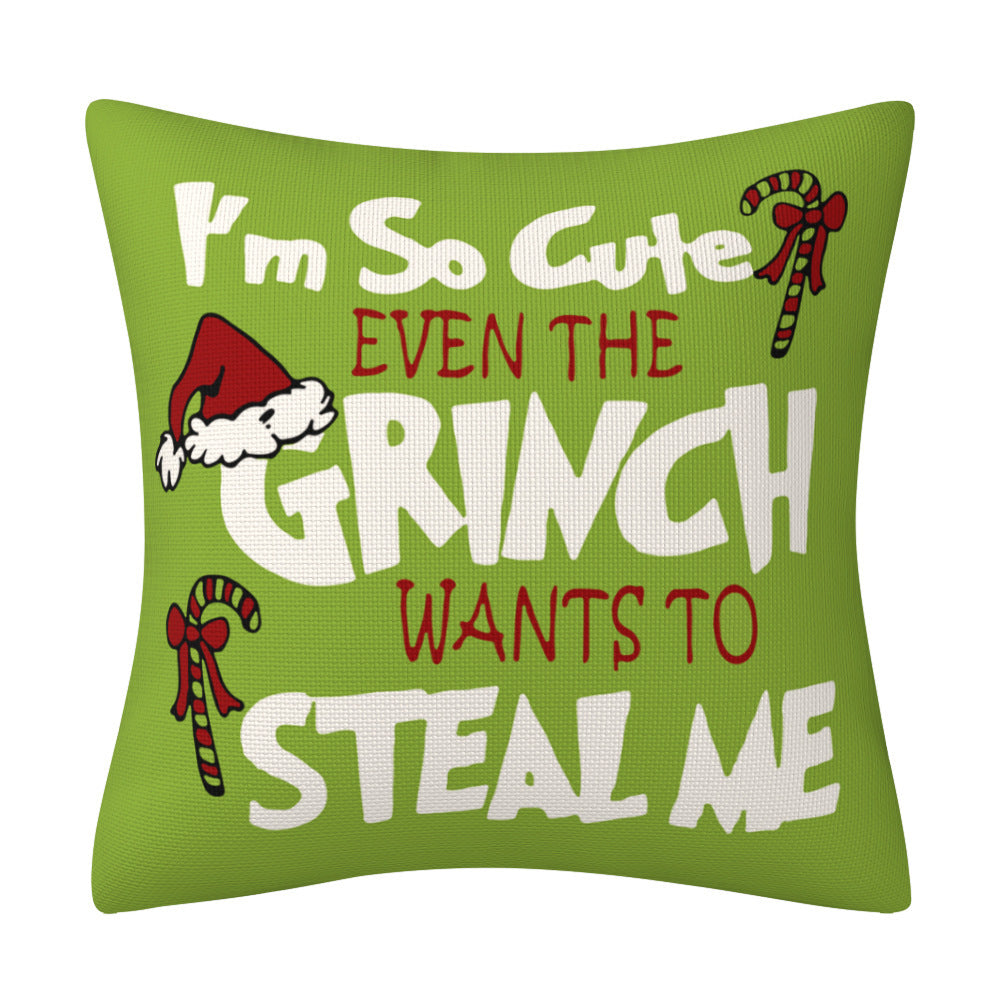 *NEW CHRISTMAS DECOR* Grinch Christmas Pillow Cover
