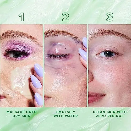 Original Natural Cleansing Cream Green Cleaning Makeup Removal Cream Easily removes cosmetics SPF travel makeup removal cream