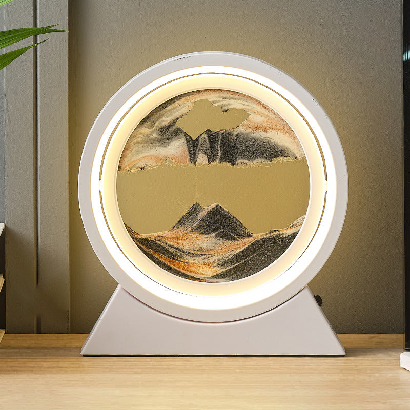 *New Christmas Gift Alert* - Creative Flow Sand Table Lamp Hourglass Ornament and Night Light