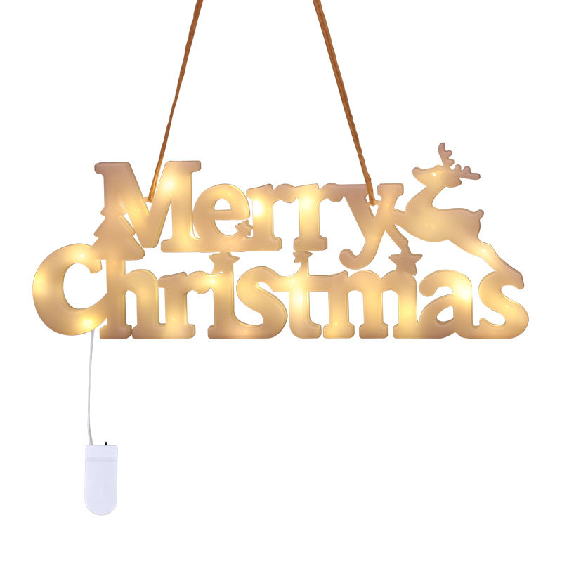 *New Christmas Decor Alert* - LED letter lights for holdiay party decorations.