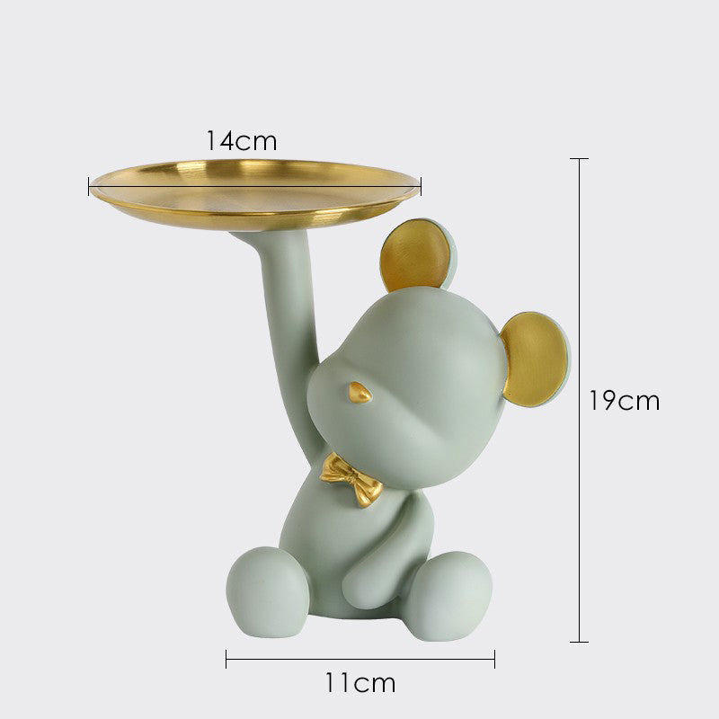*New Christmas Decor Alert* - Bear Decoration Tray, Home Accessories for Holiday Parties