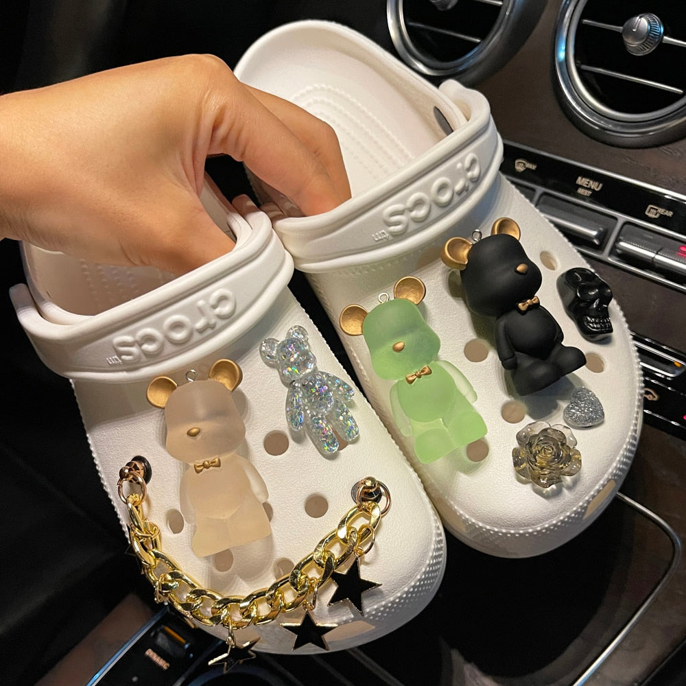 Rhinestone slippers. Non-Adult. Unisex.