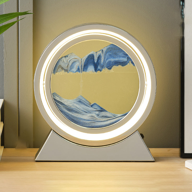 *New Christmas Gift Alert* - Creative Flow Sand Table Lamp Hourglass Ornament and Night Light