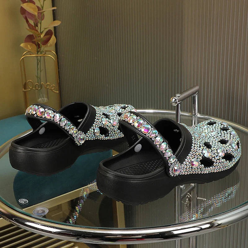 House of Hutson Original - Rhinestone Decoration Clogs