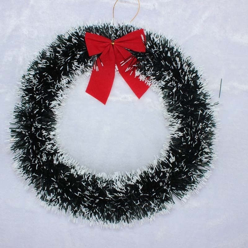 *New Christmas Decor Alert* - Christmas Wreath Bow Pine Needle Decoration Garland For New Year