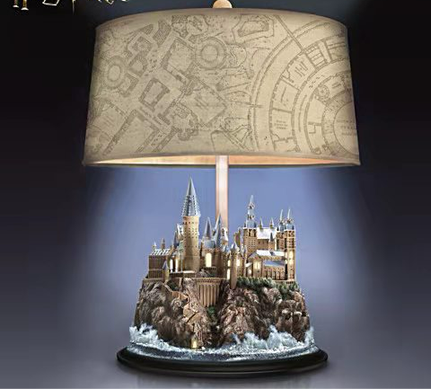 *New Christmas Decor Alert* HP - Wizard Castle Resin Lamp