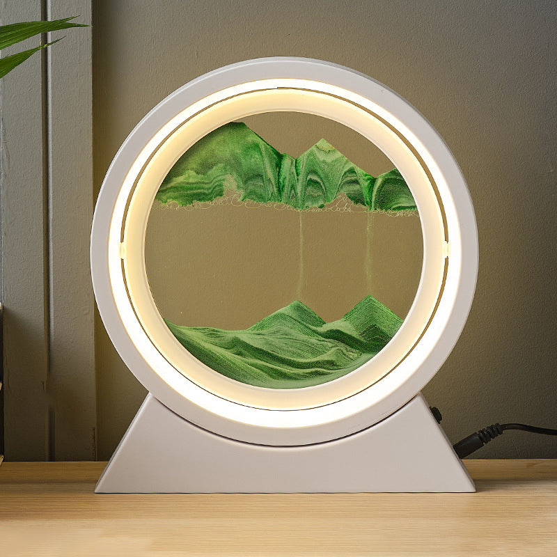 *New Christmas Gift Alert* - Creative Flow Sand Table Lamp Hourglass Ornament and Night Light
