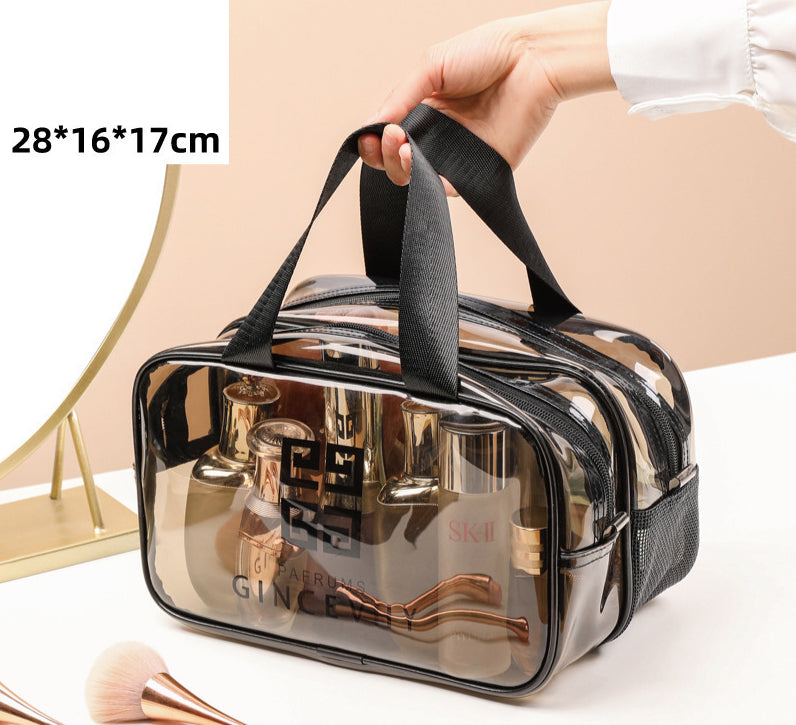 House of Hutson Cosmetics- New Dry And Wet Separation Transparent Waterproof Cosmetic Bag