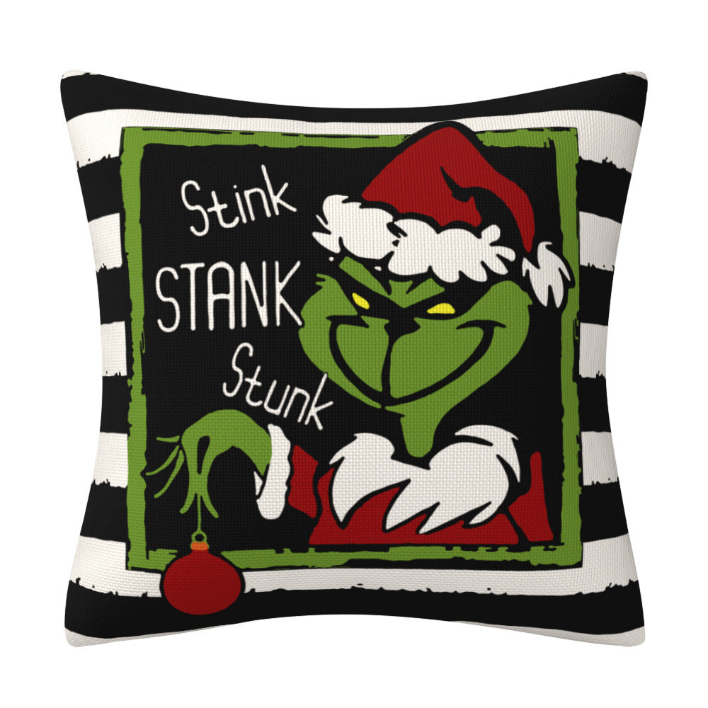 *NEW CHRISTMAS DECOR* Grinch Christmas Pillow Cover