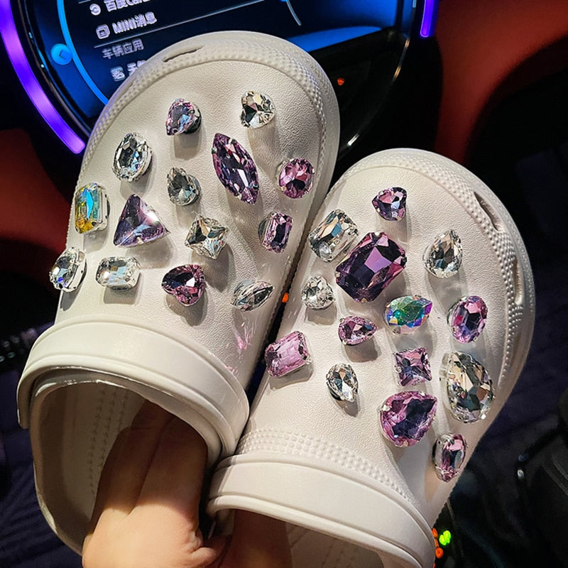 Rhinestone slippers. Non-Adult. Unisex.