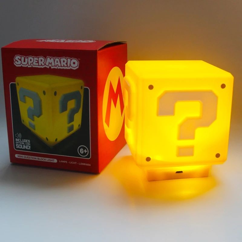*New Christmas Decor Alert* - USB Rechargeable Night Light 3D LED Supe Mario Question Mark
